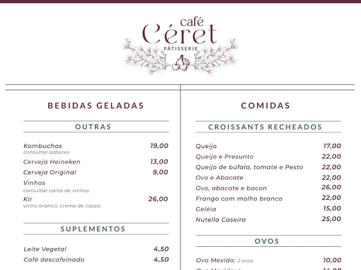 Café Céret - Pâtisserie / Confeitaria Francesa — foto