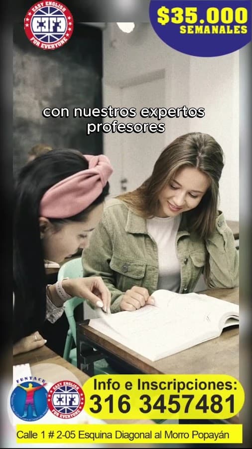 Funtacu - Inglés Fácil Para Todos curso de ingles Popayan