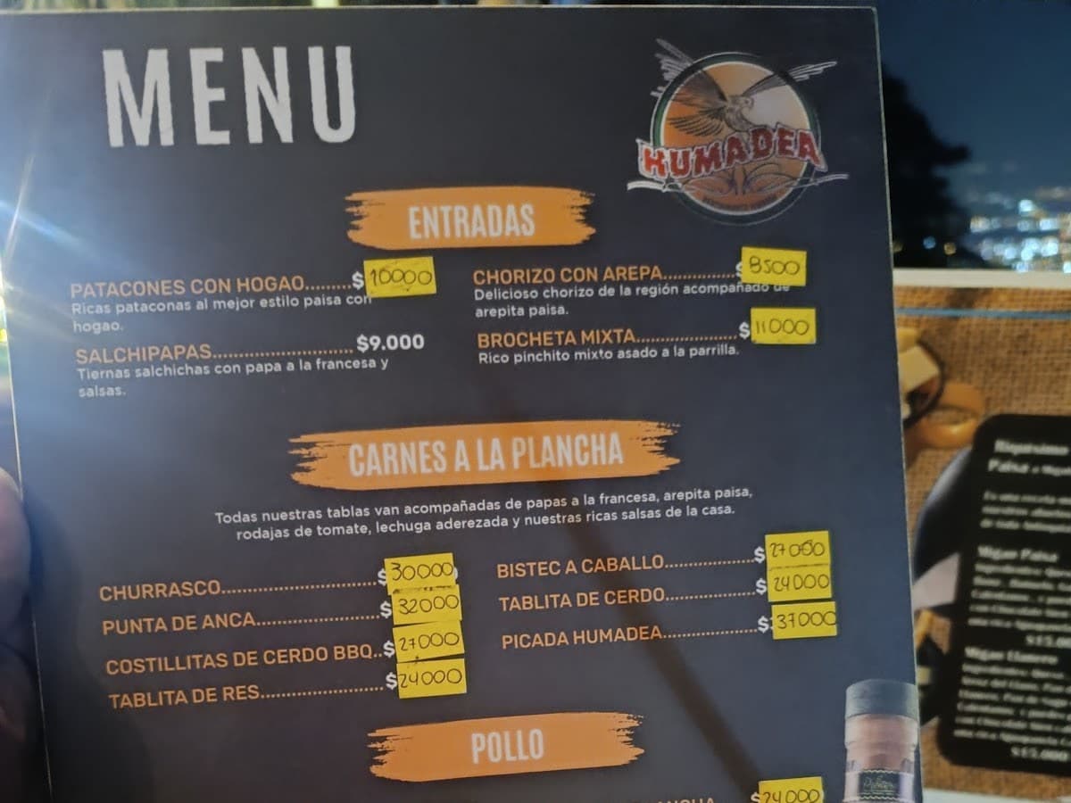Restaurante Mirador Humadea — foto