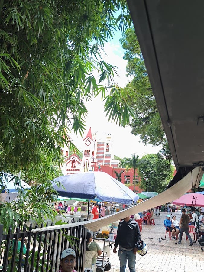 Parque principal villavo — foto