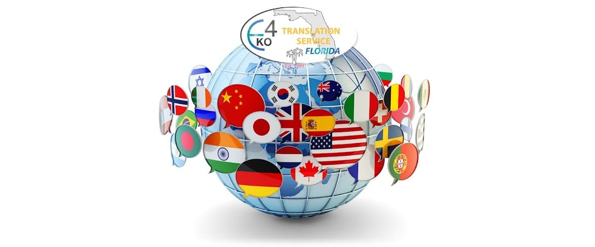 Certified Government Translation Services EKO 4 Traductor Fort Lauderdale, Broward, FL