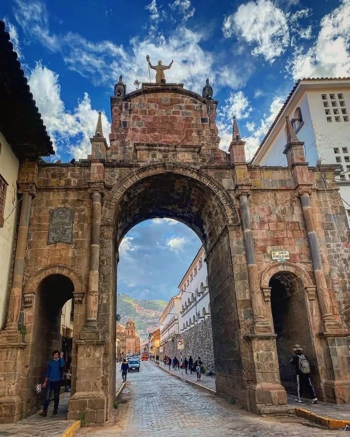 Arco de Santa Clara, Cuzco Perú — foto