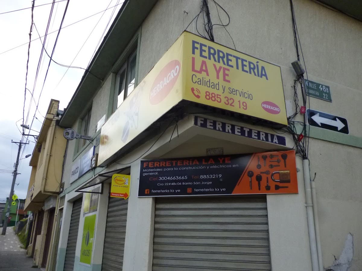 FERRETERIA LA YE MANIZALES - Ferreterias en Manizales - Materiales de Construcción - Herramientas - Tuberías - EléctricoS