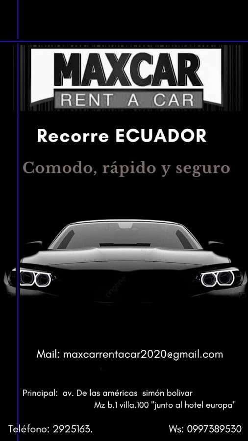 Alquiler de autos - Maxcar