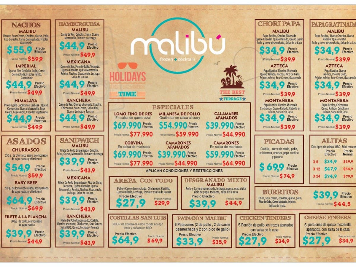 Bar Restaurante Malibu Food and Cocktails — foto