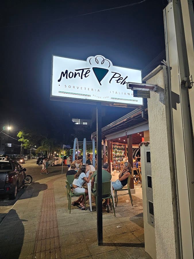 Italian ice cream Monte Pelmo