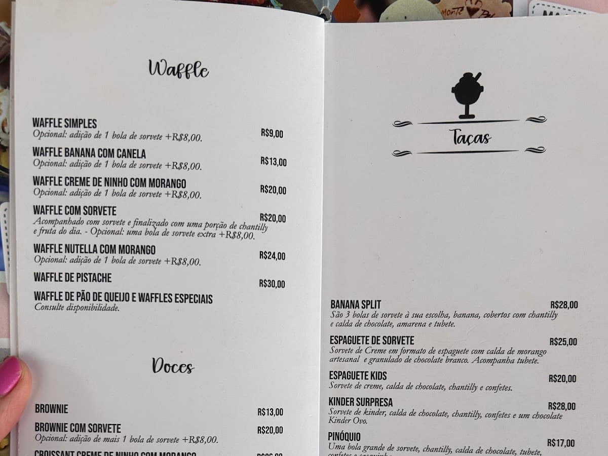 Italian ice cream Monte Pelmo — foto