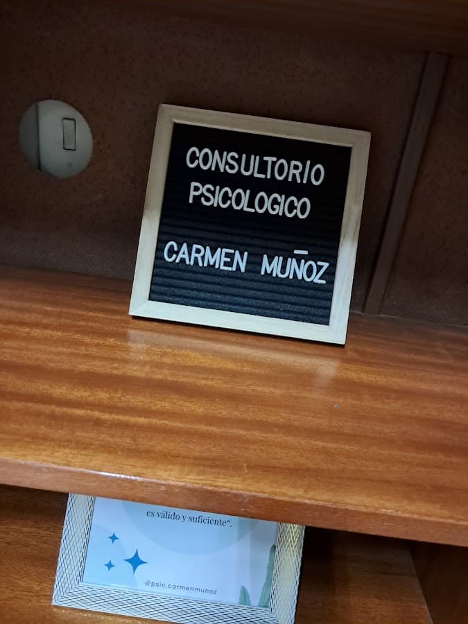 PSICOTERAPEUTA CARMEN MUÑOZ MARCOS — foto