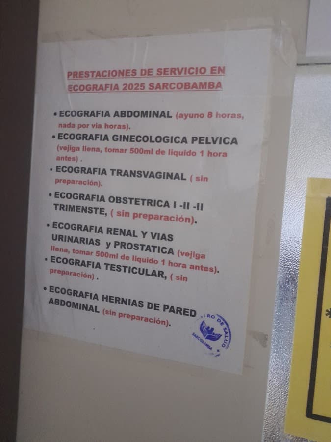 Centro De Salud Sarcobamba — foto