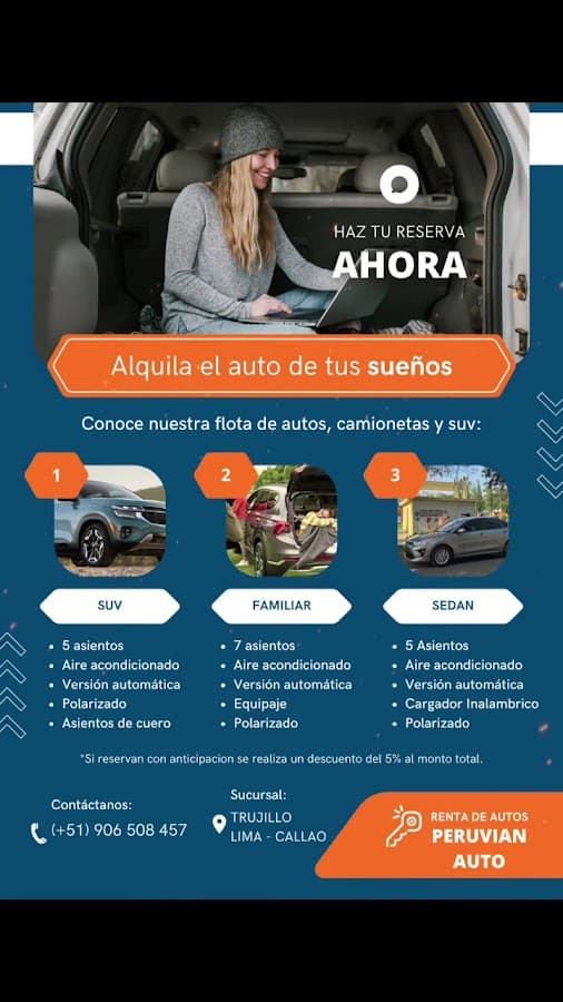 PERUVIAN AUTO RENT A CAR TRUJILLO Y LIMA — foto