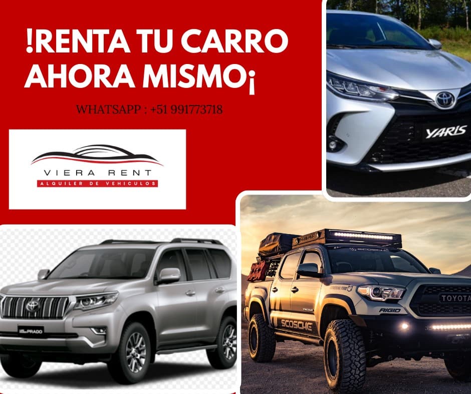 VIERA RENT A CAR PIURA - alquiler de autos camionetas van minivan bus