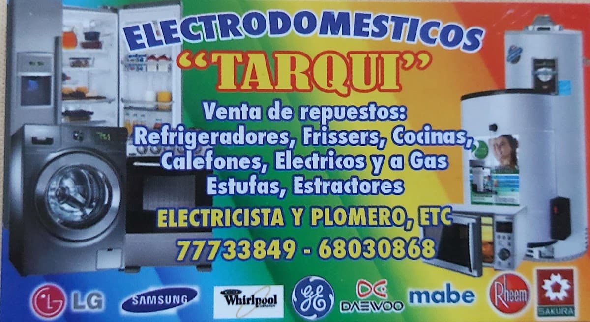 Servicio técnico "Tarqui" - Reparación y mantenimiento de Electrodomésticos