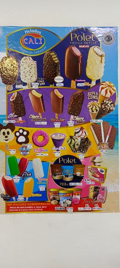 Helados Cali Pérez bonalde — foto