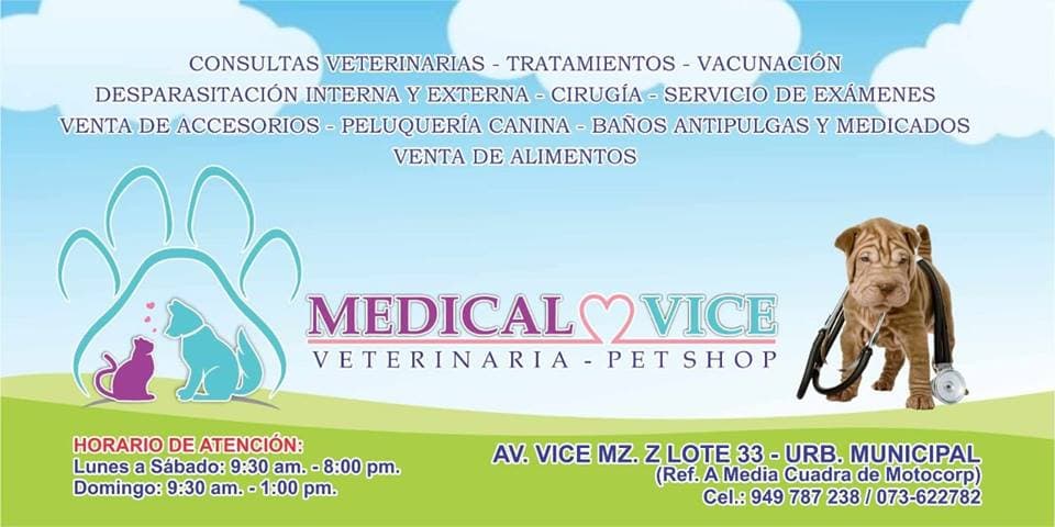 Veterinaria Medical Vice - Pet Shop
