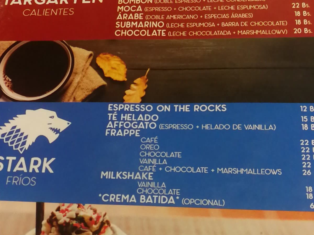 Westeros café — foto